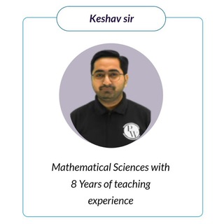 Keshav Gilotra Sir: IIT JAM Mathematics